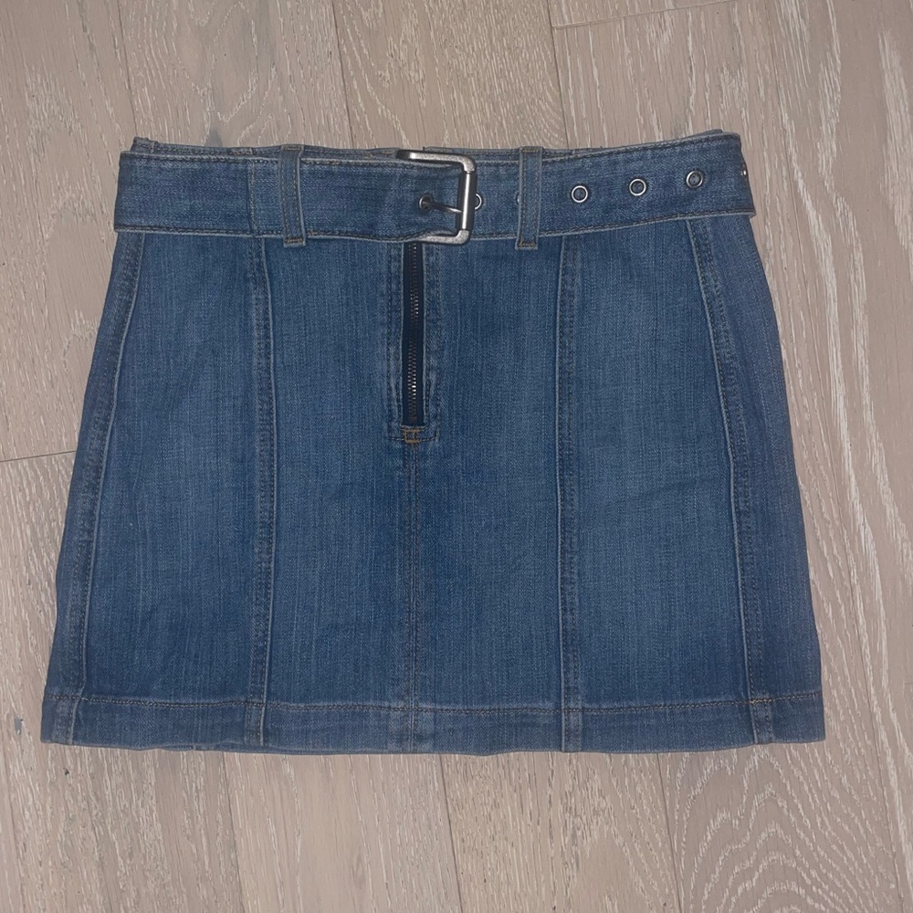 CarMar Denim Mini Skirt